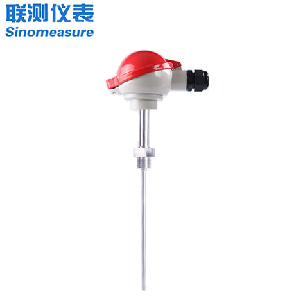 聯測-鎧裝式溫度傳感器-螺紋安裝-4-20ma變送輸出